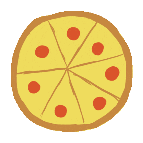 Hungry Pizza Sticker by hoppip