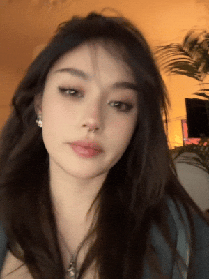 Interested Cute Girl GIF