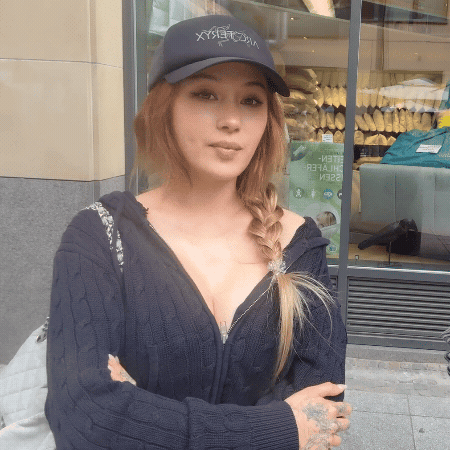 Cute Girl Twitch GIF