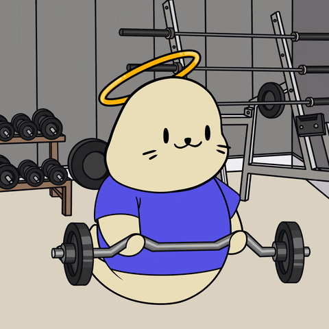 Work Out Fun GIF by Sappy Seals Community