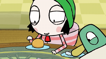 Munch Eating GIF by Sarah & Duck