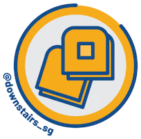 downstairs_sg Sticker