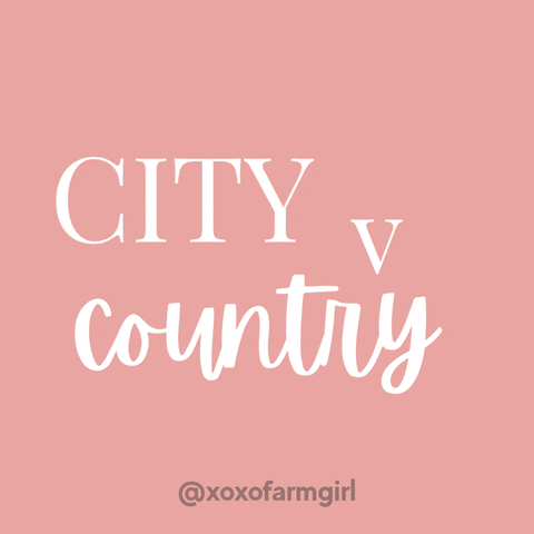 City Vs GIF by xoxofarmgirl