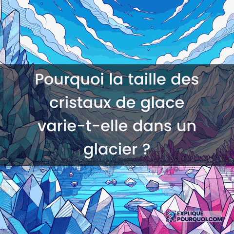 Glacier Taille GIF by ExpliquePourquoi.com