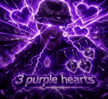 Purple Hearts Heart GIF