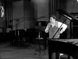 Black And White Vintage GIF by Glenn Gould