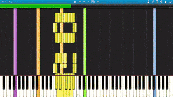 spinach black midi freedom dive synhthesia GIF