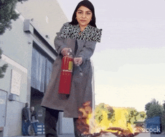 Fire Meenu GIF by Land Rover UK