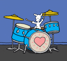 drummer drumming GIF by Chippy the dog
