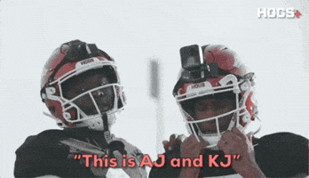 Razorback Football GIF by Hogs+