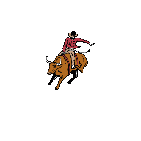 Rodeo Bull Rider Sticker by Restless Road