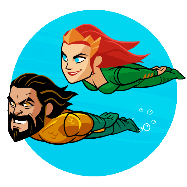 Summer Water Sticker By Aquaman Movie For Ios Android Giphy
