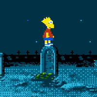 the simpsons nintendo GIF