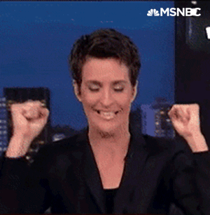 Happy Rachel Maddow GIF by MSNBC