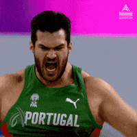 shot put portugal GIF by European Athletics