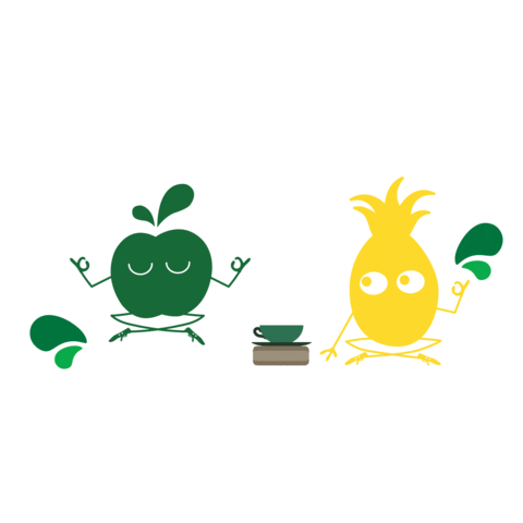 Peace Apple Sticker by GoGo squeeZ