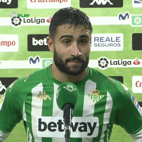Real Betis Wink GIF by Real Betis Balompié
