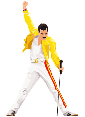 80S Rock Sticker by Teatro Sánchez Aguilar