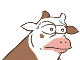 Farming Simulator Cow Sticker by Farming Simulator | Official Channel