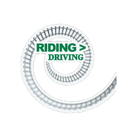 Commuter Rail Train Sticker by gykantler