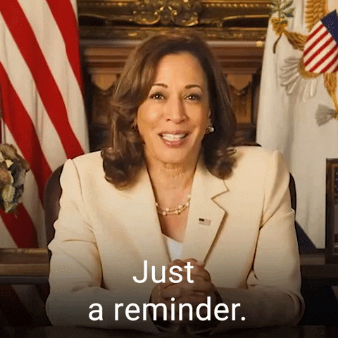 Dont Forget Kamala Harris GIF by The Democrats - Find & Share on GIPHY