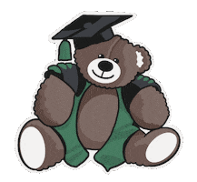 Teddy Bear Graduation Sticker by UCLA