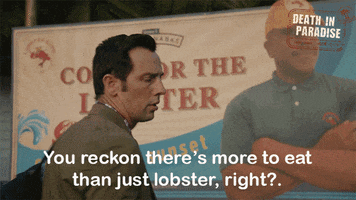 Dip Lobster GIF by Death In Paradise
