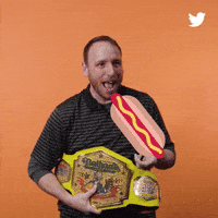 Hungry Joey Chestnut GIF by Twitter - Find & Share on GIPHY