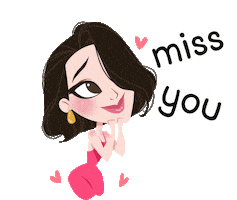 Miss You Love Sticker by Loreal Paris Thaialnd