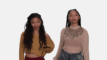 Chloe X Halle Reaction Pack Why You Gotta Be So Fake GIF by Chloe x Halle