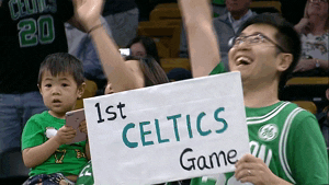 happy boston celtics GIF by NBA