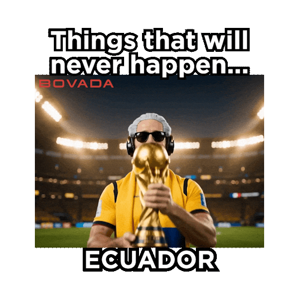 World Cup 2026 Ecuador Sticker by Bovada