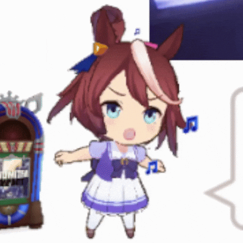 Umamusume Teio GIF