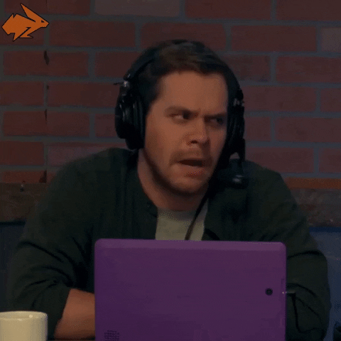 No Way Reaction GIF by Hyper RPG