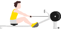 Rowing Row Sticker by BSA-Akademie