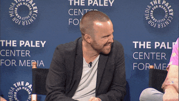 Aaron Paul GIF by The Paley Center for Media