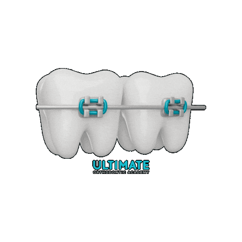 Teeth Smile Sticker by Ultimate Orthodontic Academy