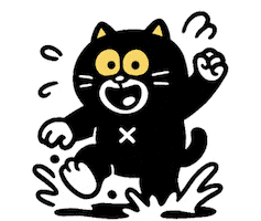 Cat 玩水 Sticker