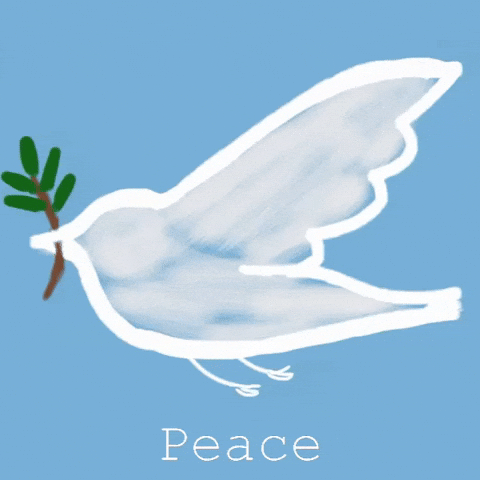 Peace Paz GIF by Barbara Pozzi