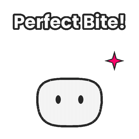 Happy Perfect Fit Sticker by Bite-Finder AG