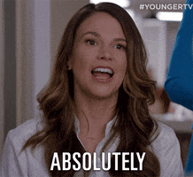 liza agree GIF by YoungerTV