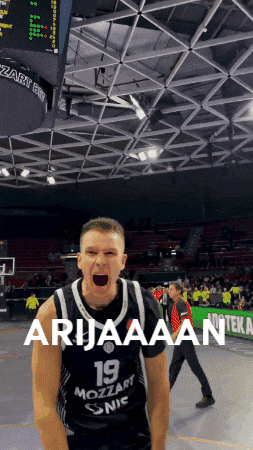 Celebration Comeback Win GIF by Basketball Club Partizan