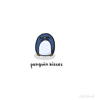 drawing penguins GIF