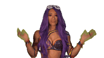Sasha Banks Wow Sticker by WWE
