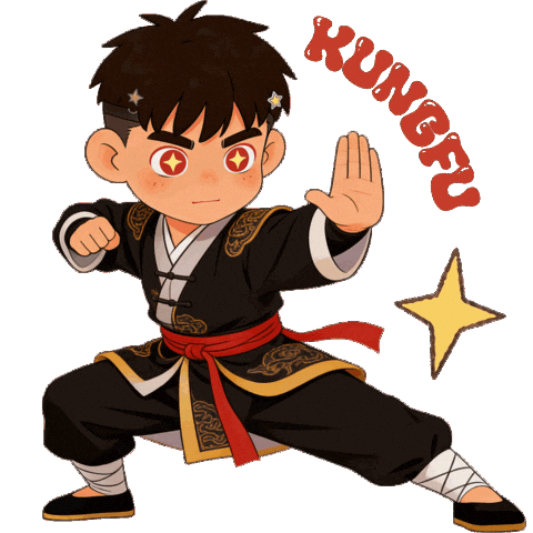 Training Punch Sticker by Fox Fairies Malaysia