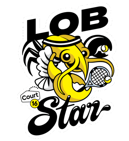Star Boston Sticker by Court 16 - Tennis & Pickleball