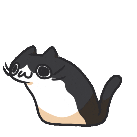 Tuxedo Cat Sticker by bunny_is_moving