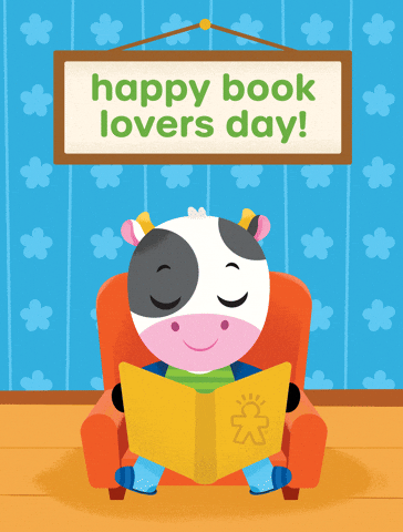 Reading Cow GIF by Educational Insights