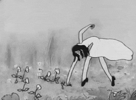 Black And White Flowers Gifs Find Share On Giphy 80s Black White Flower