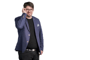 Man Glasses Sticker by Zeitungsmacher